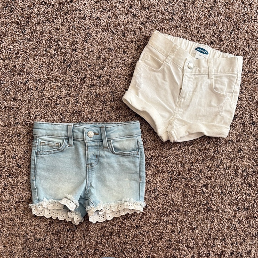 Old Navy Blue and White Casual Shorts